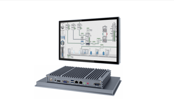 13.3 Inch IP65 Fanless Industrial Panel PC / Embedded Multi Touch Screen Monitor