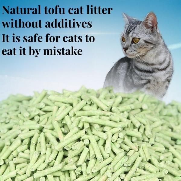 Flush Friendly Green Tea Cat Litter BSCI MSDS Green Tea Leaves Cat Litter