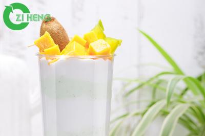 Transparent Large Clear Plastic Cups , Dessert Hard Plastic Cups With Lids