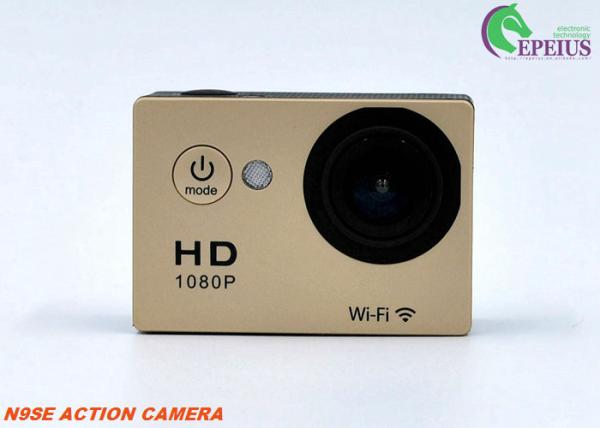 Portable 1080P Diving Small Waterproof Action Camera Wifi 30M 2 Screen 140 Lens