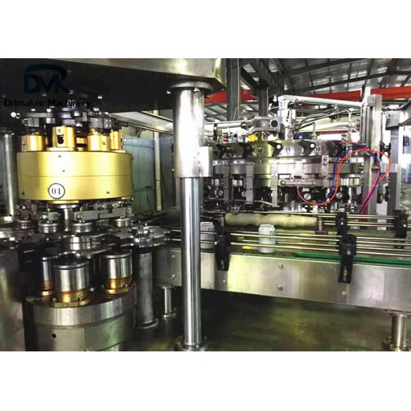 Beverage Beer Canning Machine 7.5kw  Aluminum Canning Equipment Easy To Operate