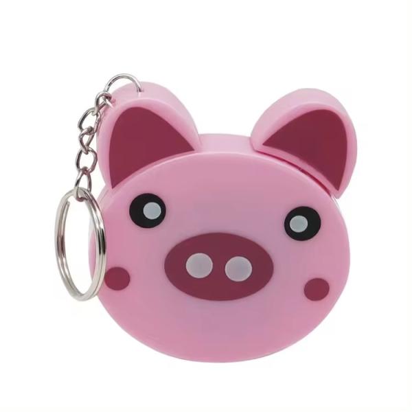 Мультфильмовая лента размер 150 см 60 дюймов мини портативный милый животный ключом автоматическая лента размер панда лягушка свинья