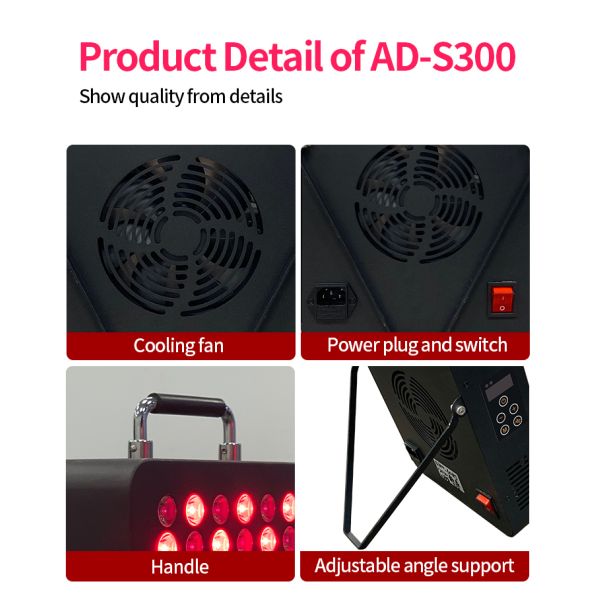 Infrared Device PDT Machine Desk Led Red Light Therapy Panel Face Skin Care Beauty Product 