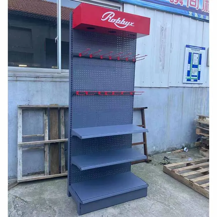 Fabrica tamaño de color personalizado del supermercado de la publicidad de la pantalla del estante de la estantería de los estantes del supermercado