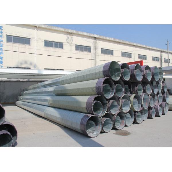 Steel poles 16m pipes Steel Utility Pole for electrical transmission