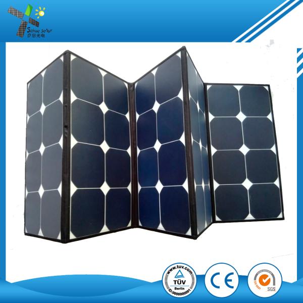 Highly Portable Foldable Solar Panel 120W , Folding Solar Panels For Motorhomes
