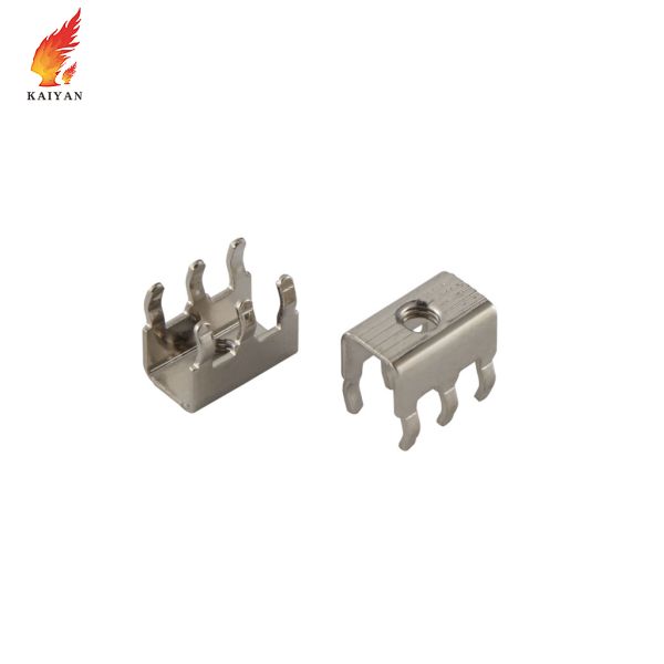 Brass PCB Circuit Board Screw Terminal Metal Stamping With Tin Plated Contacts