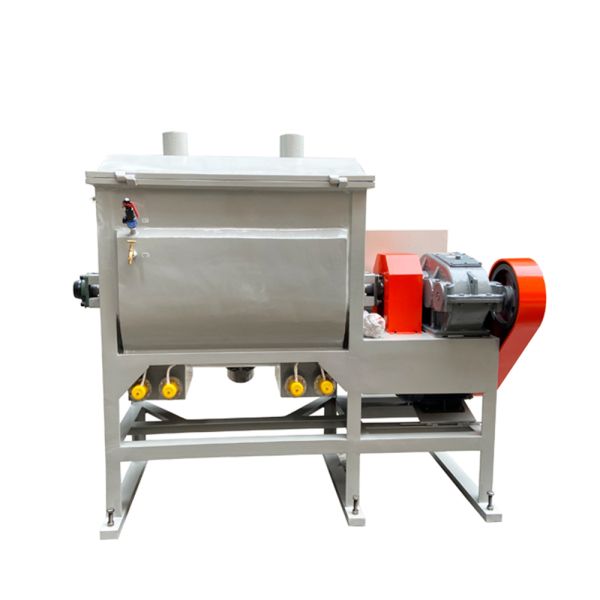Custom Stainless Steel 350L Capacity Semi-Automatic Horizontal Ribbon Powder Mixer for PVC