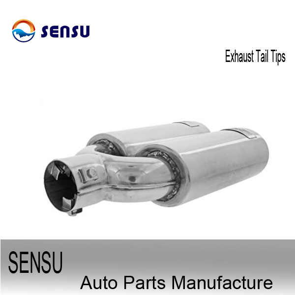 OEM Universal Auto Exhaust Tail Tips Anti Corrosion For Toyota Honda