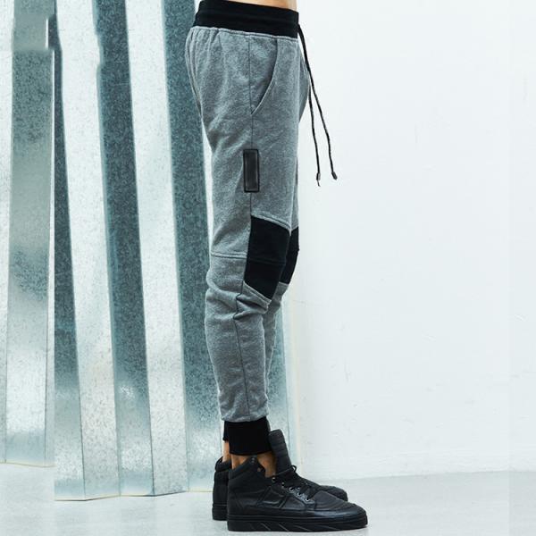 Skinny Mens Leisure Pants Streetwear , Cool Design Tight Fit Track Pants