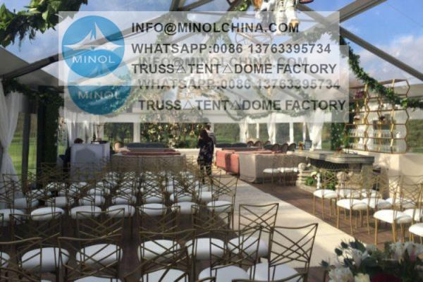 1000 Seaters 950g/Sqm Indoor Wedding Tents With Linnings