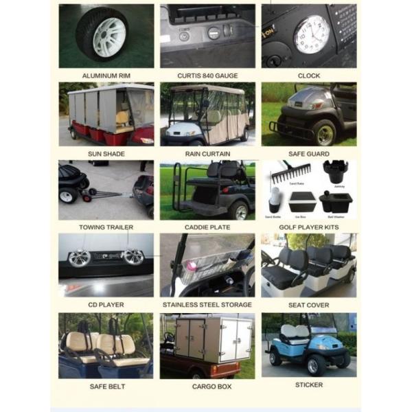 4 Person Mini Folding Electric Golf Carts 4 Wheel Fuel Type Battery Operated