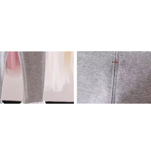 Nylon Children'S Casual Trousers Color Fade Proof High Waisted Straight Leg Pants