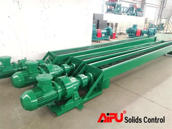 Drilling Mud Sludge Screw Conveyor Auger Screw Feeder Waste Management