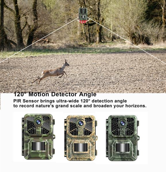 CMOS Sensor 40pcs IR LEDs Night Vision Trail Hunting Camera