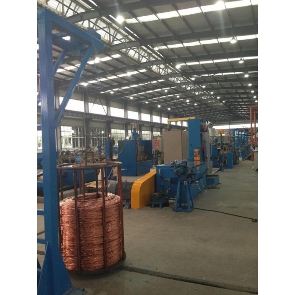 User Friendly Cable Extrusion Machine / Plastic Cable Double Twister
