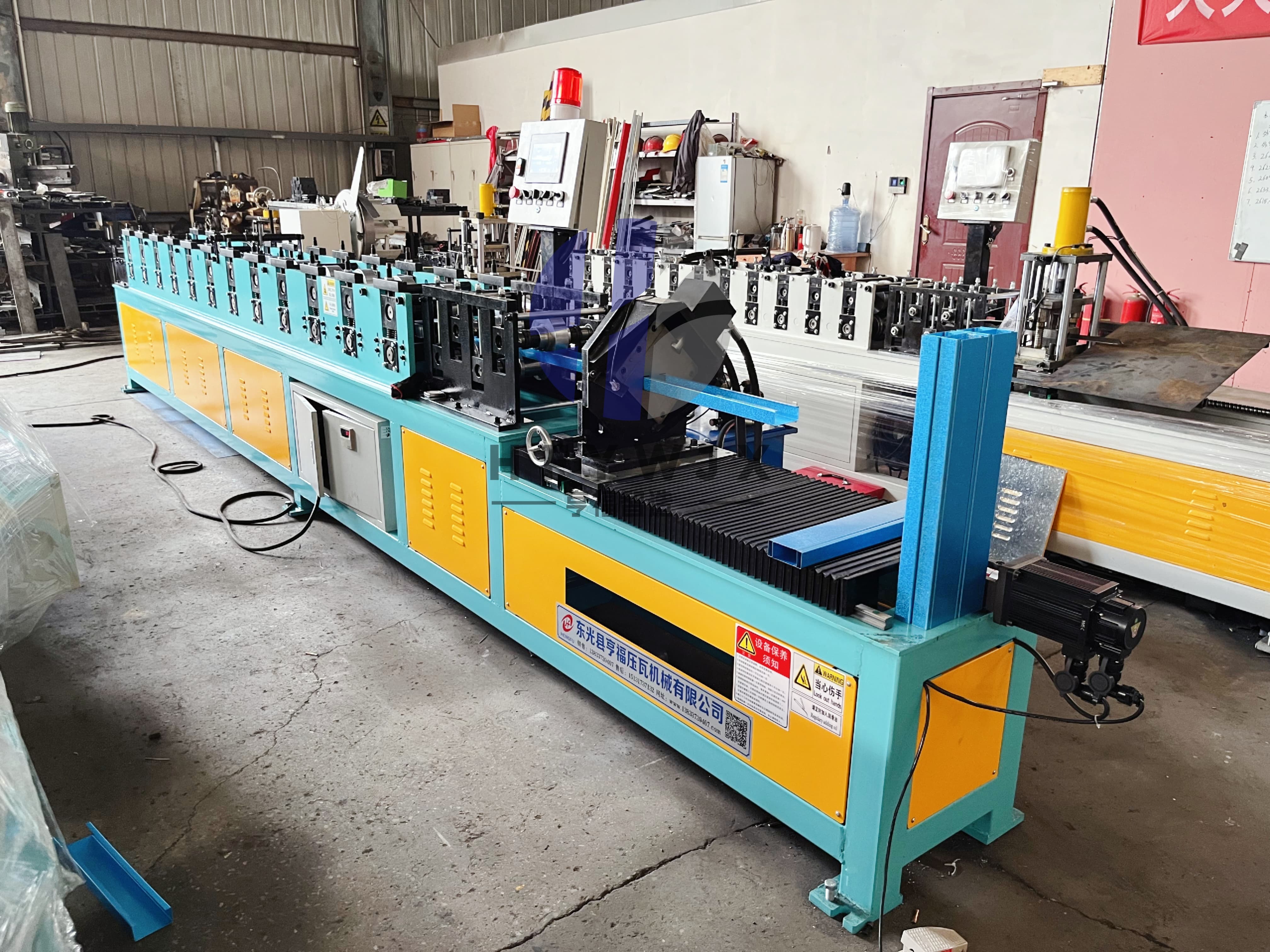 Precision C Type Light Steel Keel Roll Forming Machine with 0.4–0.5mm Thickness and Hydraulic Stop Cutting for Ceiling Stud Production
