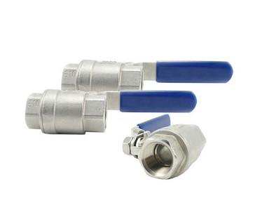 Cast Iron 2 CF8M NPT Thread Ball Valve 800wog With Hand Lever
