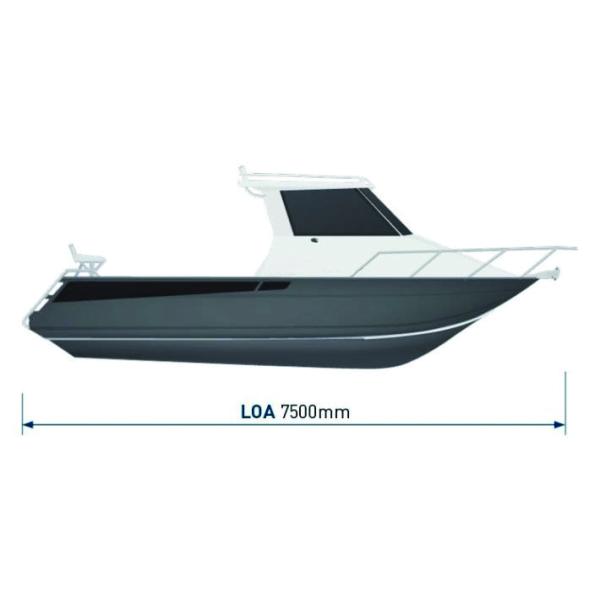 25ft (7.5m) Monohull Fishing Boat Model B