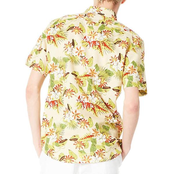 Tropical Linen Cotton Blend Men'S Shirts Coolness Relaxed Fit Button Up Shirts