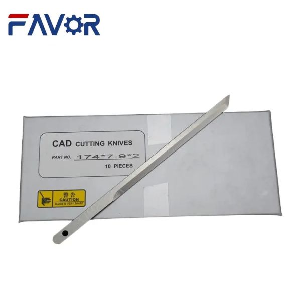 BTACB0041 HSS Cutting Blade 174x7.9x2mm Cutter Parts for Apparel Textile Cutting Machine