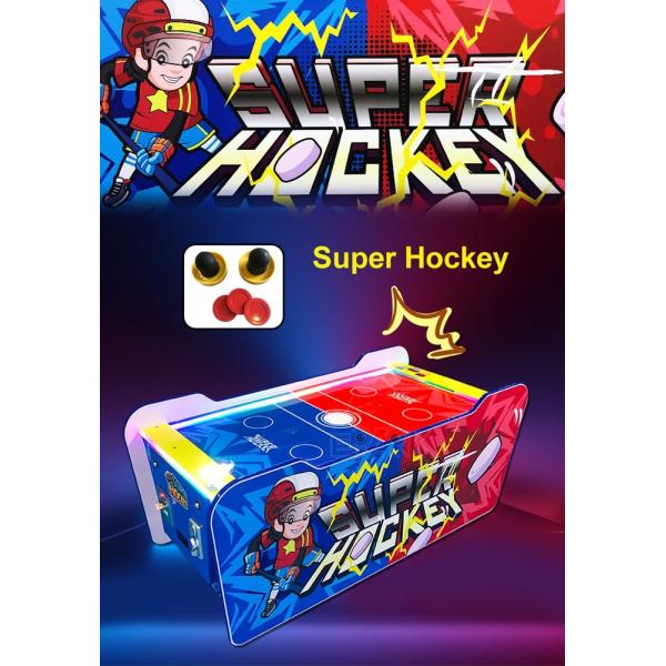 Ocean Appearance Air Hockey Table Arcade / Coin Operated Air Hockey Easy Operation