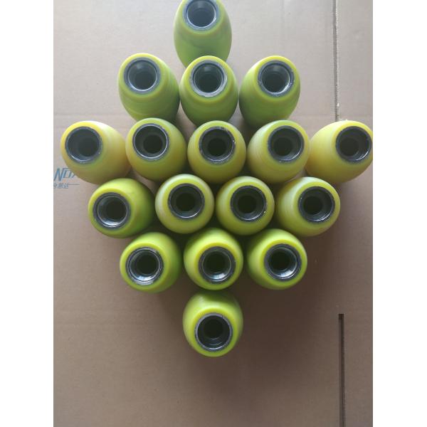 Long Life Wear Resistant Industrial Rubber Roller Wheel Powered Rubber Wheel Low Noise Smooth Grip
