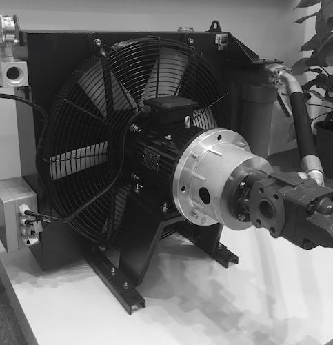 Hydraulic Lubrication Aluminum Air Cooled Heat Exchanger with DC/AC Fan Driven