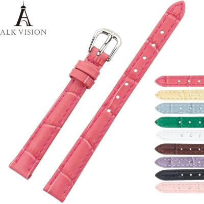 Band for Watch Genuine Cow Leather Men Watch Women Fashion Bracelet Strap Wristband 16mm 18mm 19mm 20mm Bamboo Pattern W