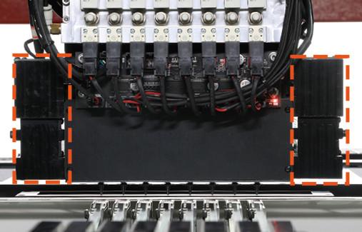 80 Feeder Capacity SMT Pick And Place Machine Handles Components From 01005-BGA