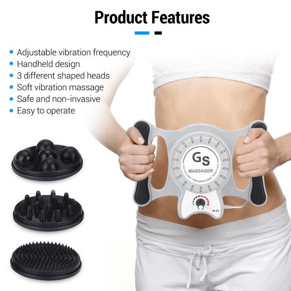 2024 Home Use G8 Body Slimming Massager 3 Different Massage Head Vibration G5 Body Shaping Machine JF628
