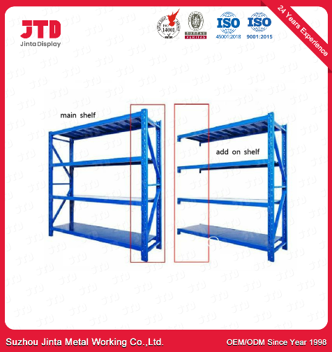 Емкость 2000kgs шкафов металла склада высоты 4m в слой со стальной полкой