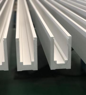 Aluminum U Channel Extrusion with Flange Railing Hardware