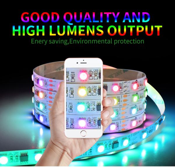 30leds/m  IP65 530nm RGB UCS1903-8 SMD5050 LED Strip Light