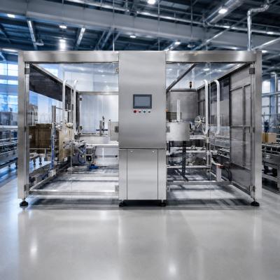 Automatic Vertical Case Erecting, Packing and Sealing Machine