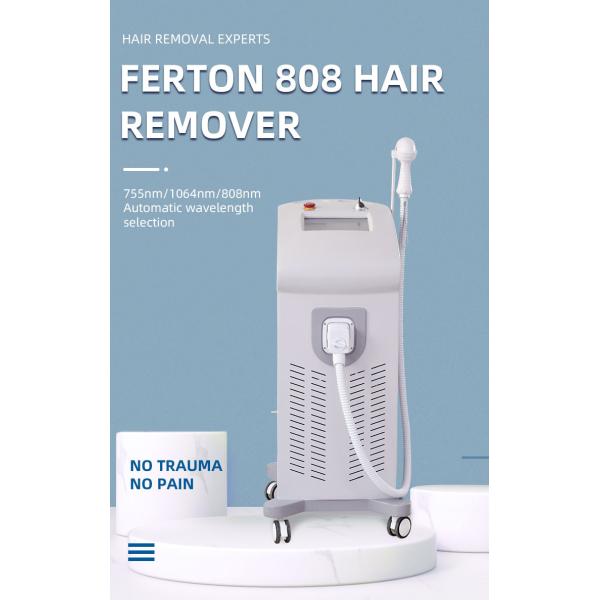 1200w/1600w Triple Wavelength Diode Laser Hair Removal Beauty Machine 755nm 808nm 1064nm