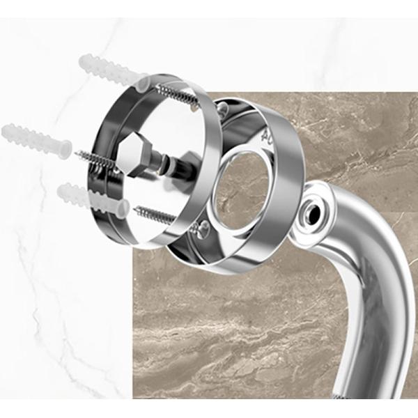 Bathroom Anti Slip Grab Rails , Shower Safety Handles For Seniors Elderly