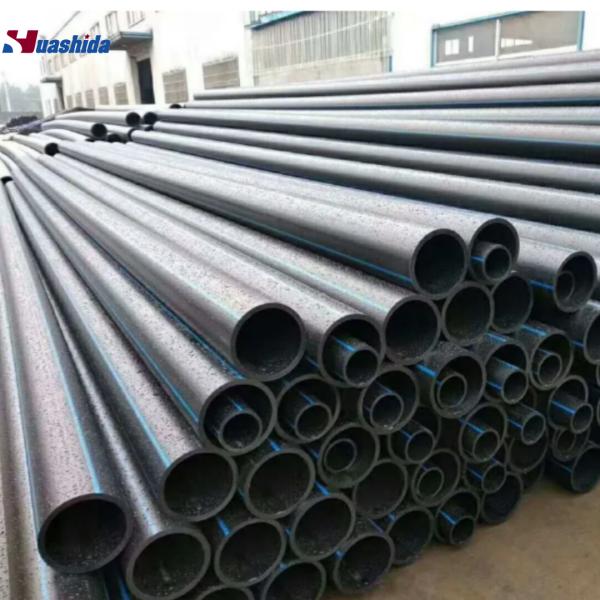 Línea de extrusión de tuberías de presión de pared sólida de HDPE para el suministro de agua de gas
