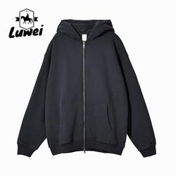 Grátis Designer Melanina Pesado Slimfit Superdimensional Pesado 360g Algodão Zip Hood Hoodies personalizados
