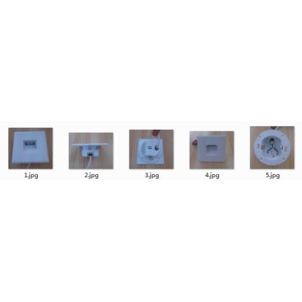 Mini Recessed Indoor Led Wall Lights , Stair Step White Wall Lights Changable Covers