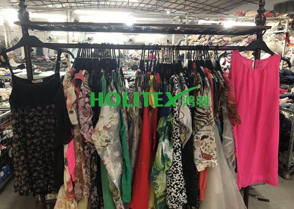 Wearable Second Hand Fashion Clothes Used Ladies Silk Blouses For Summer