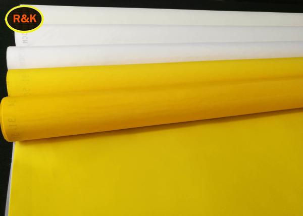 25-420 Mesh White Color Mesh Screen Fabric For Ceramic Glass Screen Printing