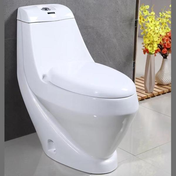 Factory Wholesale Bathroom Floor Mounted 4inches outlet 250/300mm Roughing-in Ceramic Washdown One-piece Toilet