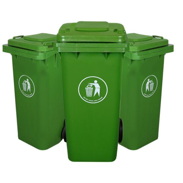 Wholesale Large Garden Compost Bin Outdoor Plastic Garbage Bin with Wheels