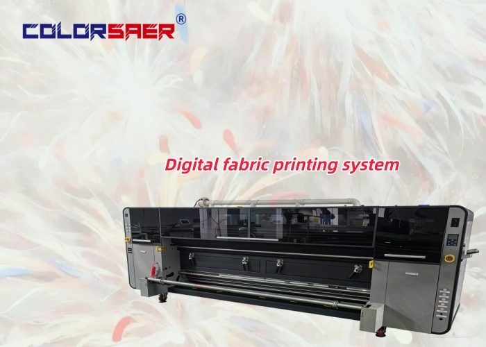 Factory Direct Sale Digital Textile Printing System with 4 pcs Industrial KJ4B-QL Print Head With Pigment & Sublimation Ink