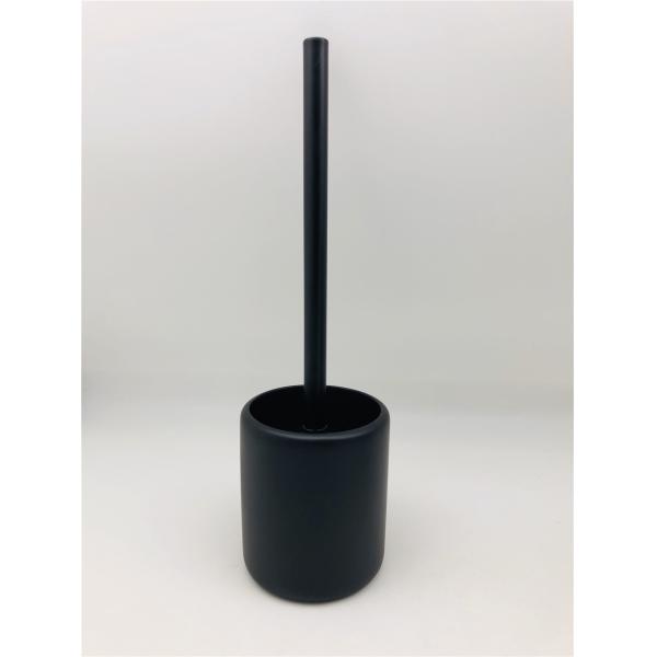 Мат Черный цвет круглый Полирезин аксессуары для ванной с черными частями ABS