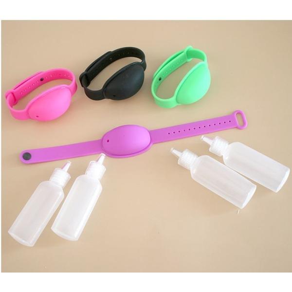 Children's Silicone Portable Liquid Hand Sanitizer Wristband Dispenser GW 0.25KG/PCS