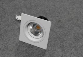 recessed square LED downlight dimmable 7w 10w 3000k CCT 60 degree