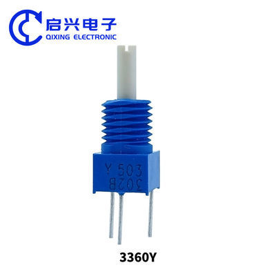 Single Turn Metal Glass Glaze 10k Trimmer Potentiometer 3362P Trimpot Adjustable Resistor