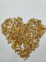 Grade B 3.0 - 3,5 mm HPHT Diamants cultivés en laboratoire Diamants industriels bruts jaunes